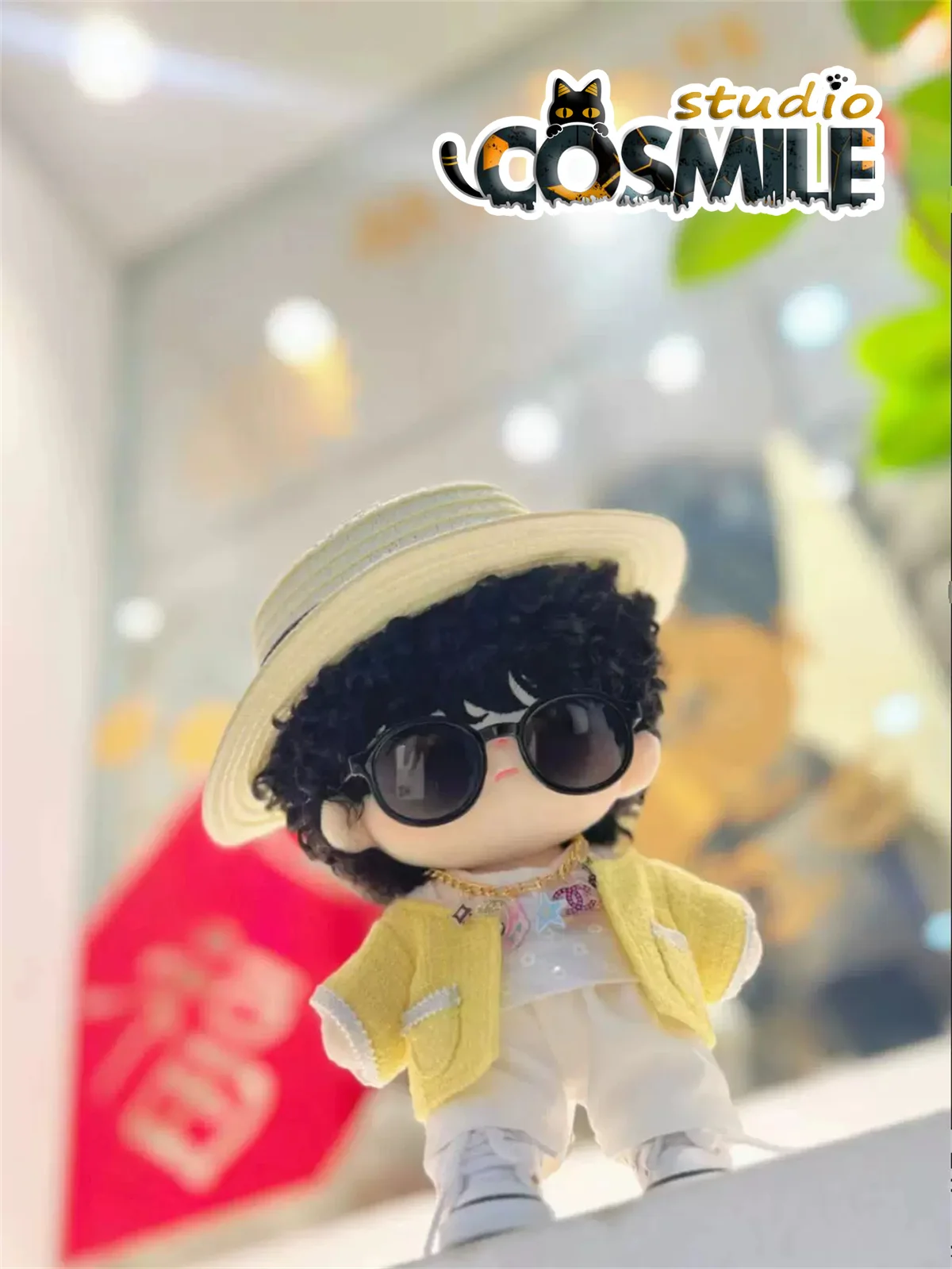 

The Untamed Wang Yibo Show WEB Plush 20cm Doll Clothing Only Clothes Hat Fashion Costume Fan Gift Sa GG Apr