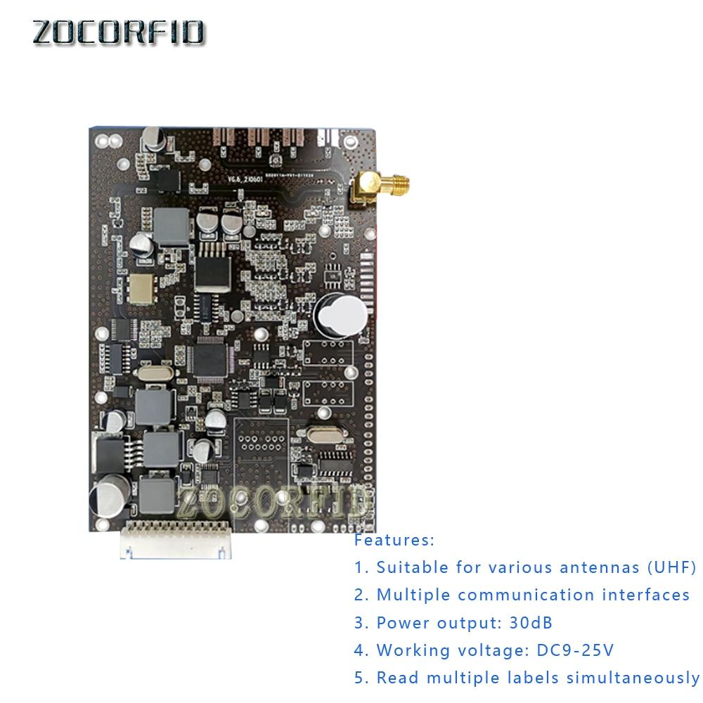 

UHF RFID Indy Impinj Module 1-4 Antenna Selectable Long Range 860-960Mhz Multi UHF TAG Reader /RS232 -485 /USD/Wigan