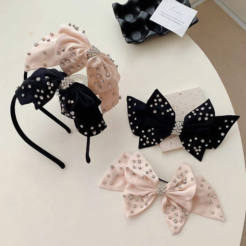 Big Bow Hairband for Women Girl Fabric Rhinestone Korean Headbands Fashion Accessorie
Big Bow Hairband for Women Girl Fabric Rhinestone Korean Headbands Fashion Accessorie
