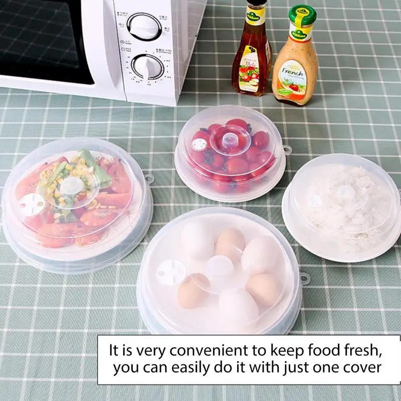 Anti Splatter Heating Sealing Cover Lid with Steam Vents Fresh-keeping Plate Bowl Cover Stackable Microwave Splatter Cover Lid
Anti Splatter Heating Sealing Cover Lid with Steam Vents Fresh-keeping Plate Bowl Cover Stackable Microwave Splatter Cover Lid