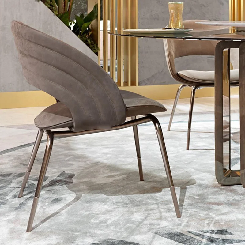 Upholstered Luxury Dining Chair Designer Soft Balcony Relaxing Dining Chair Complete Computer Stoelen Eetkamer Kitchen Furniture
Upholstered Luxury Dining Chair Designer Soft Balcony Relaxing Dining Chair Complete Computer Stoelen Eetkamer Kitchen Furniture