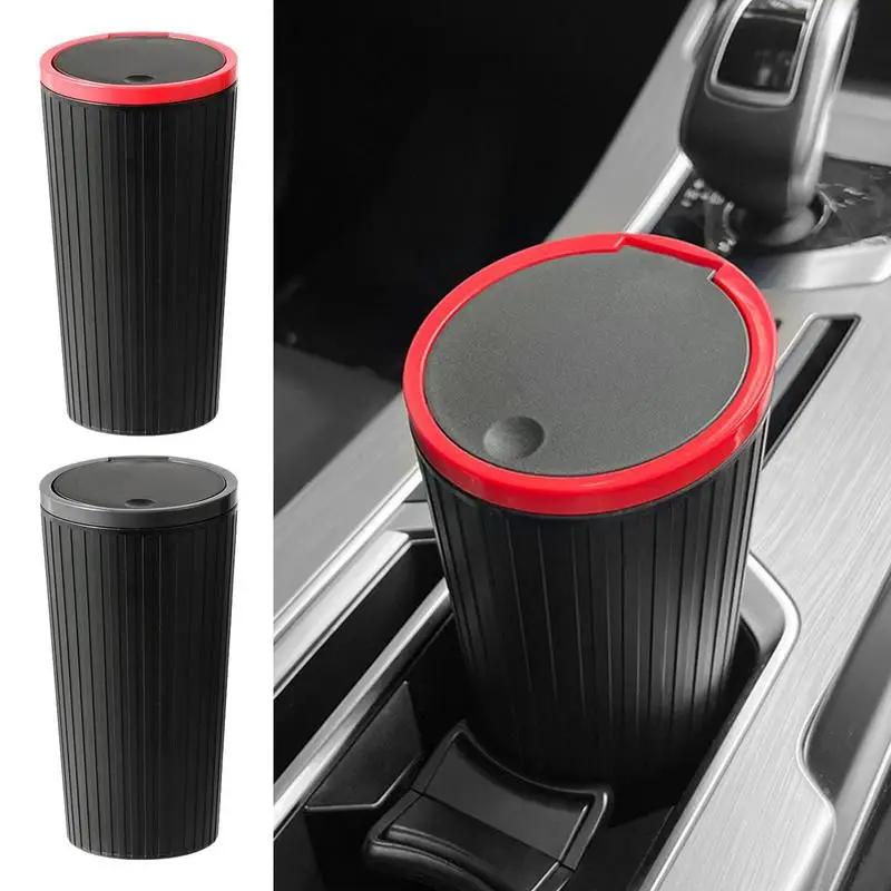 

Car Waste Storage Bin Collapsible Black Car Trash Can Portable Leakproof Garbage Rubbish Container And Dustbin Auto Accessories