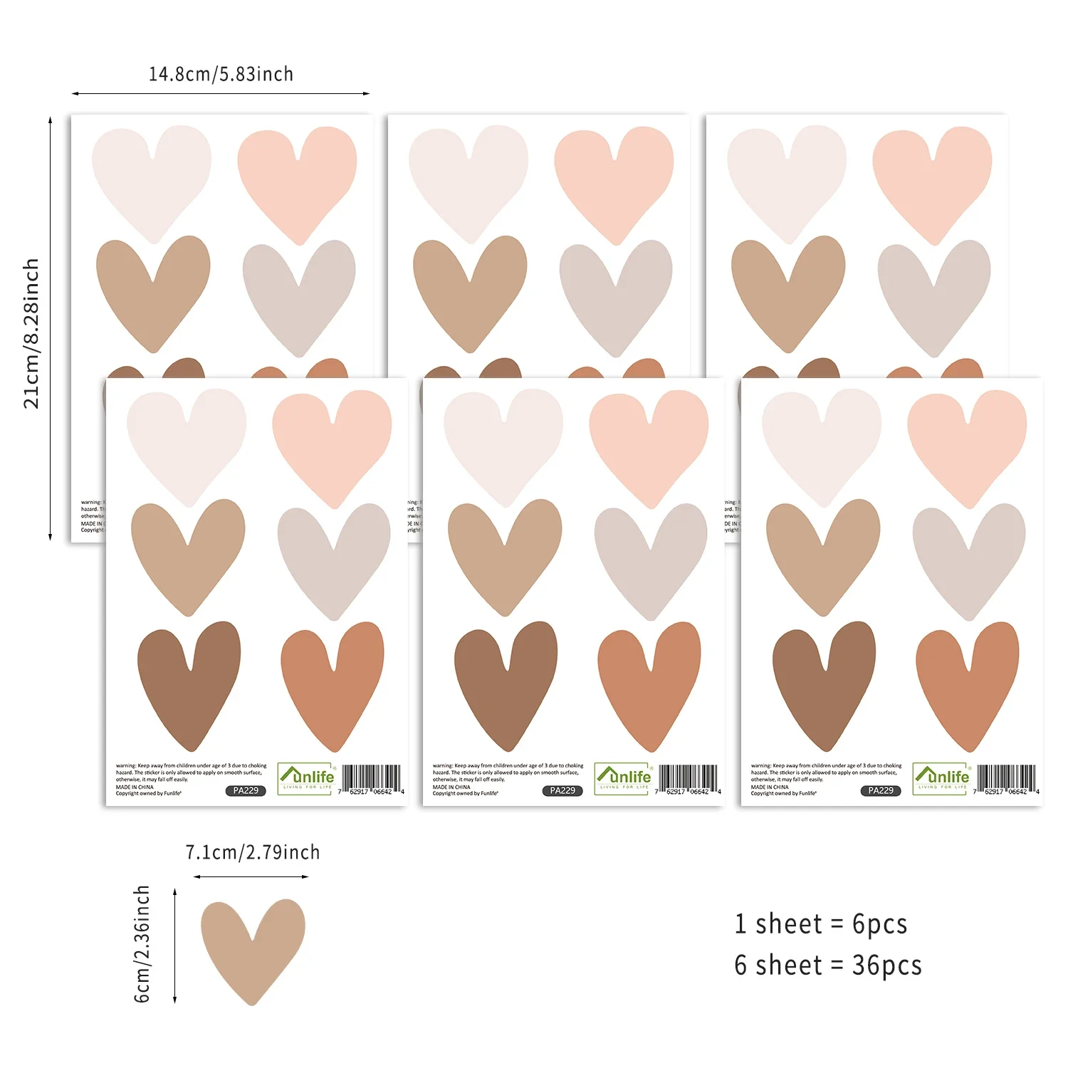 6 Sheets Boho Hearts Creative Wall Sticker for Baby Room Decals Vinyl Wallpaper Mural Kids Bedroom Decor Furniture Stickers
6 Sheets Boho Hearts Creative Wall Sticker for Baby Room Decals Vinyl Wallpaper Mural Kids Bedroom Decor Furniture Stickers
