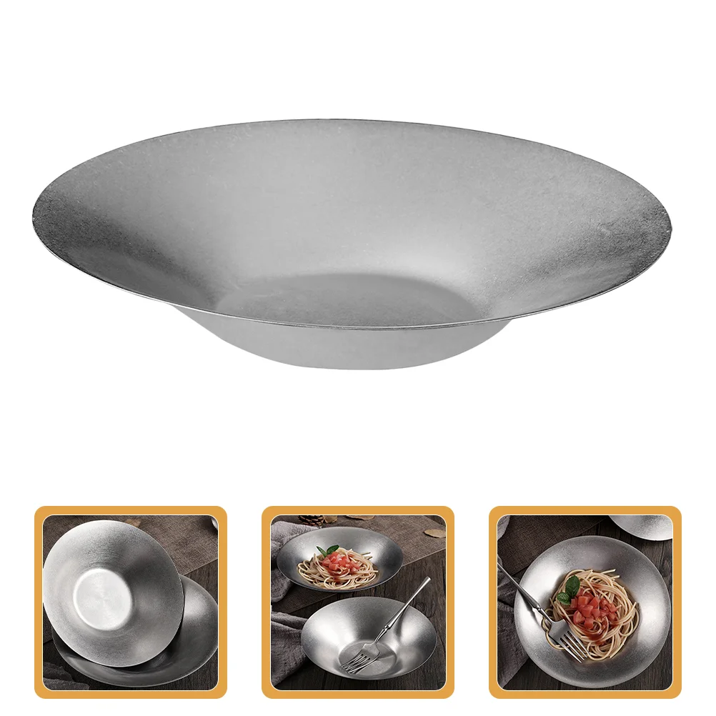 Stainless Steel Bowl Pasta Holder Snack Bowl Salad Bowl Fruit Storage Bowl Thickened Bowl (19cm) 
Stainless Steel Bowl Pasta Holder Snack Bowl Salad Bowl Fruit Storage Bowl Thickened Bowl (19cm)