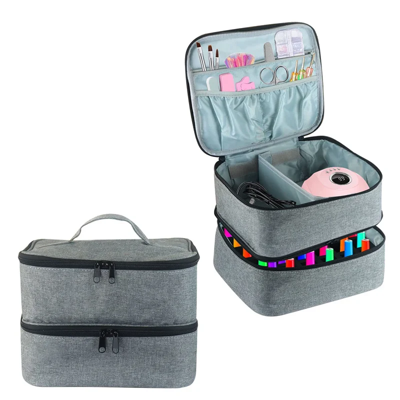 Essential Oil Case 30 Bottles Nail Polish Storage Bag Portable Cosmetic Large Handbag Organizer Double Layer Design
Essential Oil Case 30 Bottles Nail Polish Storage Bag Portable Cosmetic Large Handbag Organizer Double Layer Design