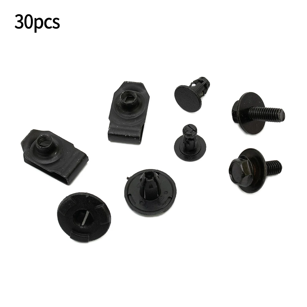 Engine Undertray Cover Clips Metal Bolt Fixed Nut Clamps For Nissan 30Pcs/Set Black Accessories For Vehicles
Engine Undertray Cover Clips Metal Bolt Fixed Nut Clamps For Nissan 30Pcs/Set Black Accessories For Vehicles