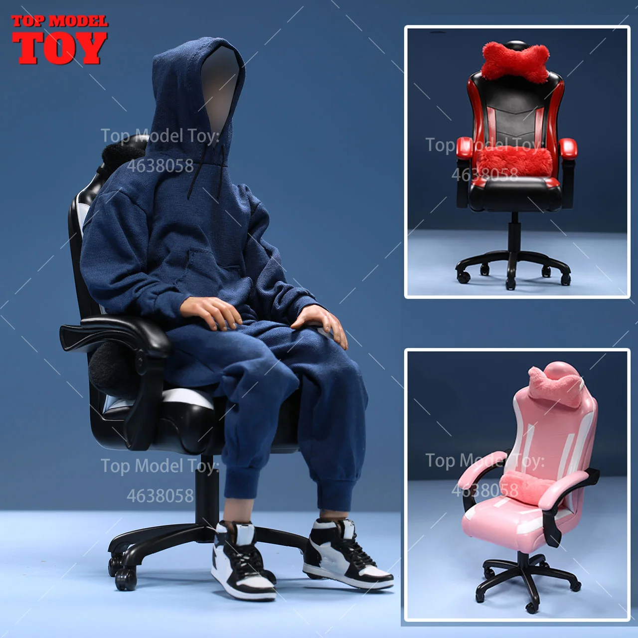 

JIAOU DOLL JO23F-01 1/6 Scale Mini Game Chair Office Boss Chair Scene Accessory Model For 12" Soldier Action Figure Body Dolls