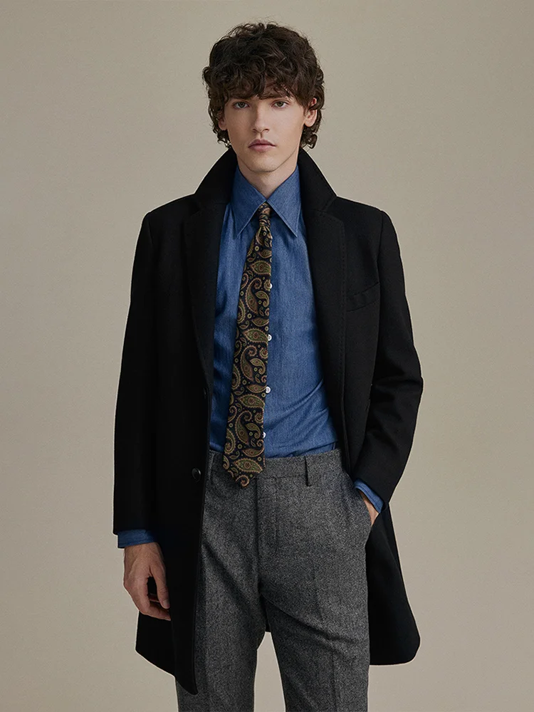 40% Wool Men Long Jackets Black Fashion Winter Thick Woolen Windbreaker Luxury Casual Man Clothing Single Breasted Blazer 44
40% Wool Men Long Jackets Black Fashion Winter Thick Woolen Windbreaker Luxury Casual Man Clothing Single Breasted Blazer 44