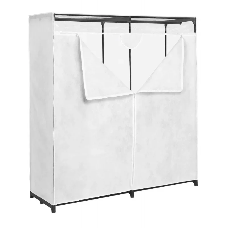 

Whitmor 60-inch Extra-Wide Portable Metal Closet & White Polypropylene Nonwoven Fabric Cover