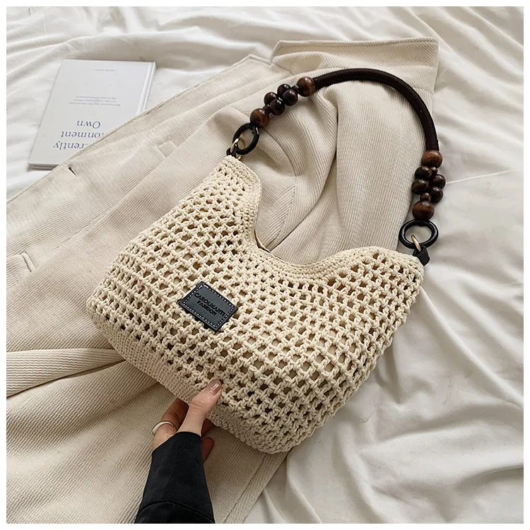 Summer Hollow Woven Tote Bag - Large Capacity 19 S77d912927a924ab49c9ab3a915bac7c19