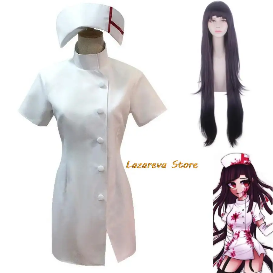 Anime Game Danganronpa Goodbye Despair Mikan Tsumiki Cosplay Costume Wig White Nurse Uniform Woman Sexy Halloween Carnival Suit
Anime Game Danganronpa Goodbye Despair Mikan Tsumiki Cosplay Costume Wig White Nurse Uniform Woman Sexy Halloween Carnival Suit