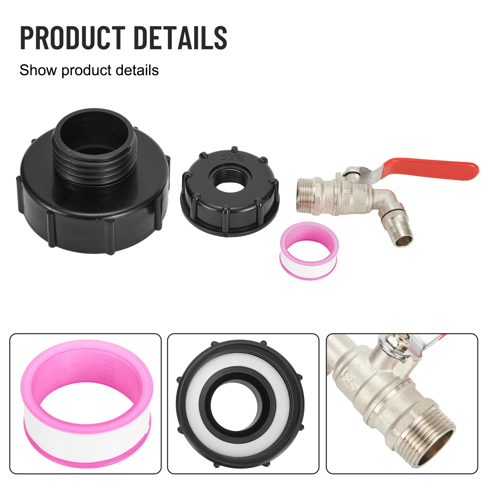 1000 Lchemical Bucket Faucet Ton Bucket Faucet Brass Faucet Coarse IBC Bucket Joint Outlet Valve S100x8 Thread
1000 Lchemical Bucket Faucet Ton Bucket Faucet Brass Faucet Coarse IBC Bucket Joint Outlet Valve S100x8 Thread