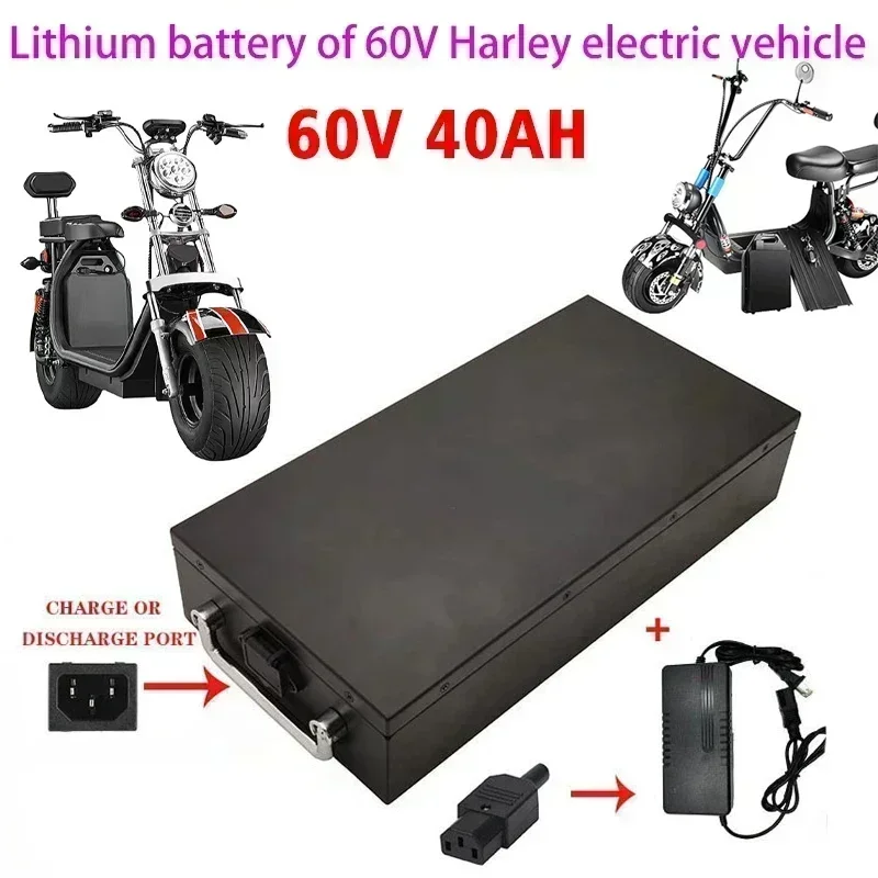 60V 40ah Electric Scooter, Suitable for 250W~1500W Motorcycles/tricycles/bicycles Waterproof Lithium Battery+67.2V Charger
60V 40ah Electric Scooter, Suitable for 250W~1500W Motorcycles/tricycles/bicycles Waterproof Lithium Battery+67.2V Charger
