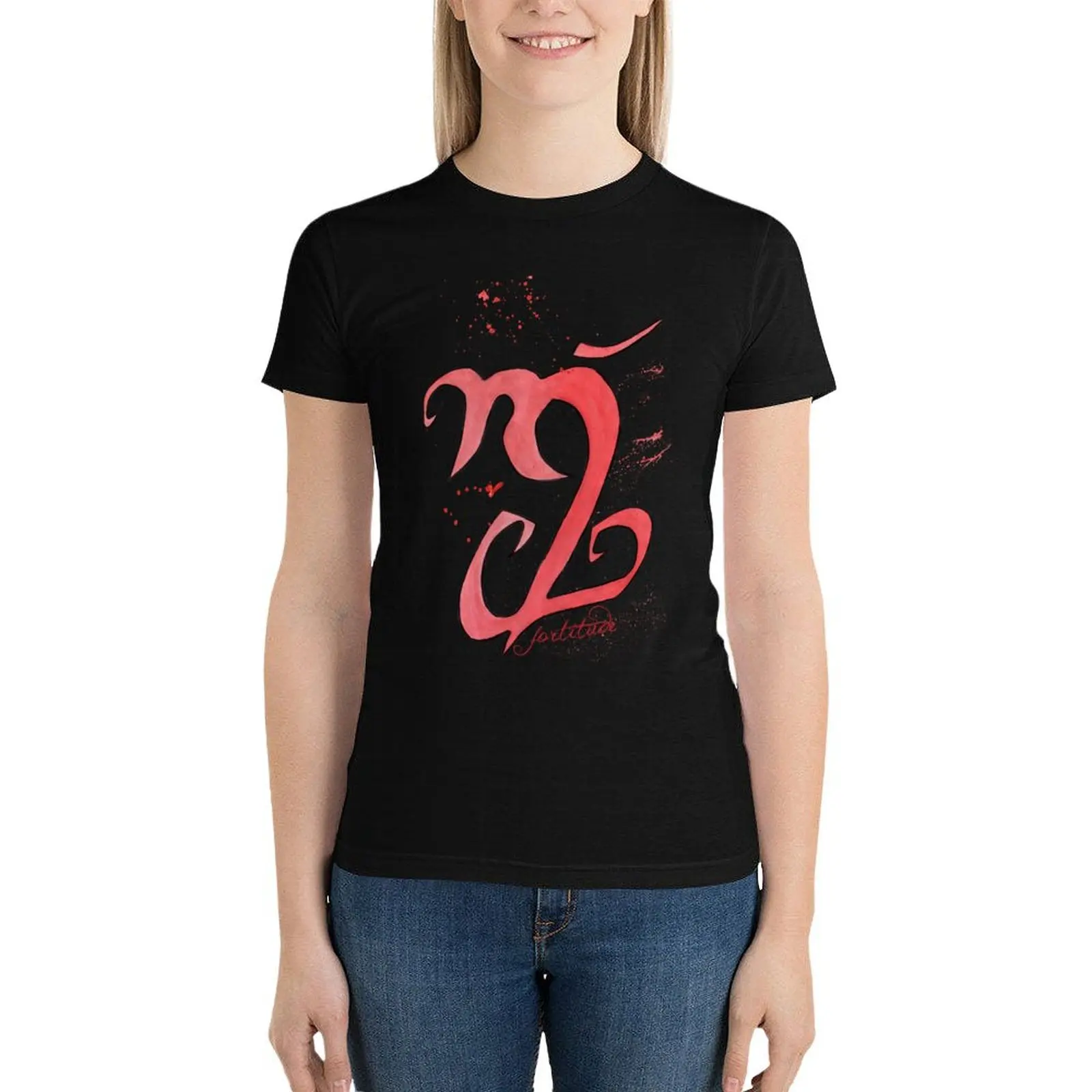 fortitude. #clary's runes T-Shirt plus size tops summer tops korean fashion Women's t-shirt
fortitude. #clary's runes T-Shirt plus size tops summer tops korean fashion Women's t-shirt