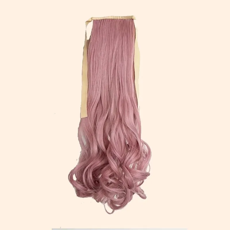 New Synthetic Lace Up Ponytail Hair Extension Fake Tail Natural Hair Clip Pink Ponytail Curly Organic Lady Wig 2 Mallzona S77e09e1baab741e49f3a467858b5257e7 New Synthetic Lace Up Ponytail Hair Extension Fake Tail Natural Hair Clip Pink Ponytail Curly Organic Lady Wig Mallzona