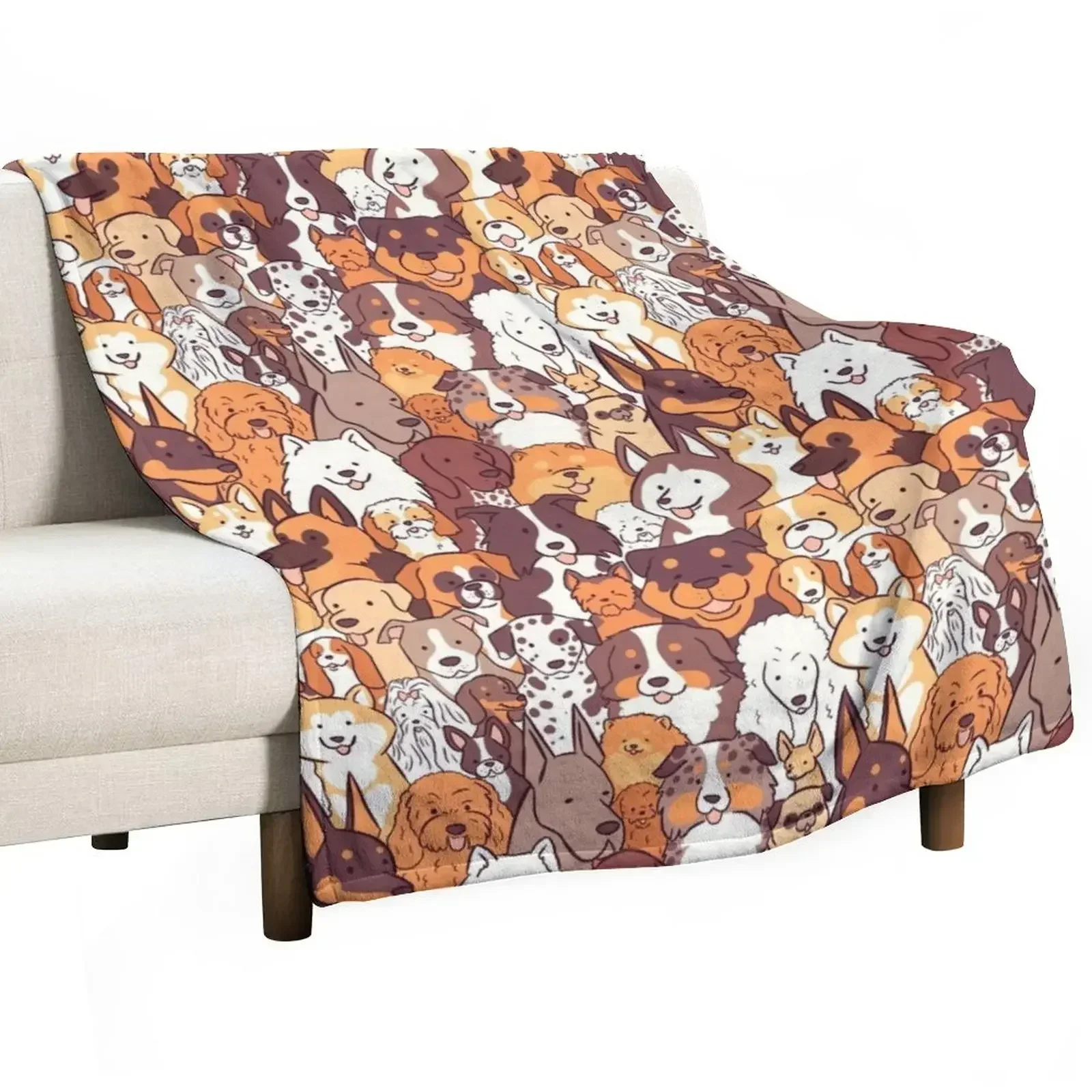 Dogs breeds illustration pattern- top 30 dog breeds - yellow version Throw Blanket Sofas Personalized Gift Blankets
Dogs breeds illustration pattern- top 30 dog breeds - yellow version Throw Blanket Sofas Personalized Gift Blankets