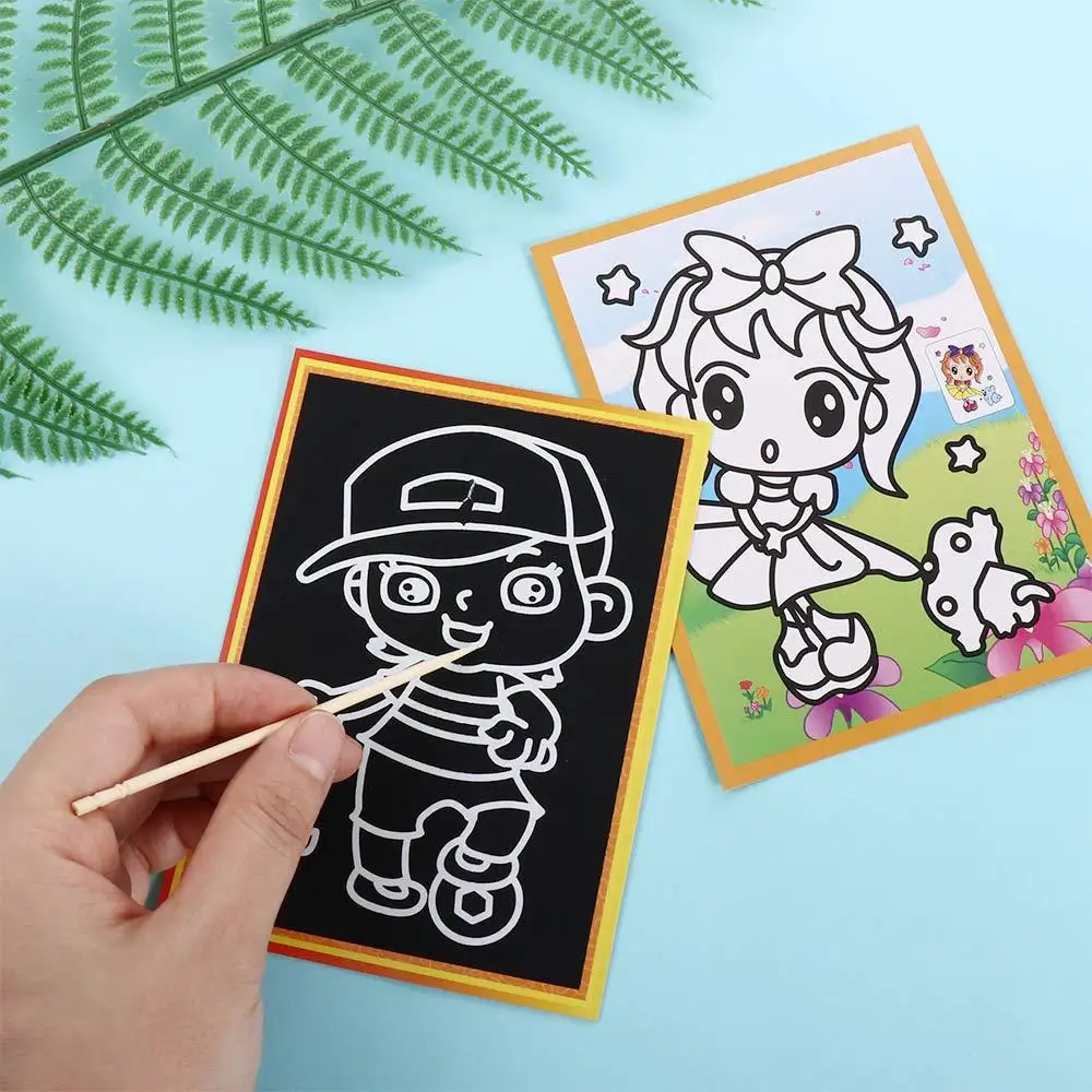 Stickers Learning Toy Art Child Painting Coloring Books Magic Scratch Magic Doodle Board Colored Scratch Paper Drawing Board
Stickers Learning Toy Art Child Painting Coloring Books Magic Scratch Magic Doodle Board Colored Scratch Paper Drawing Board