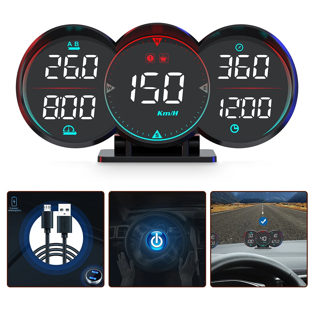 Car HUD Head-up Display Car Universal Beidou Satellite Speed Measurement Time Speed Alarm Head-up Device G17 Anti-corrosion
Car HUD Head-up Display Car Universal Beidou Satellite Speed Measurement Time Speed Alarm Head-up Device G17 Anti-corrosion