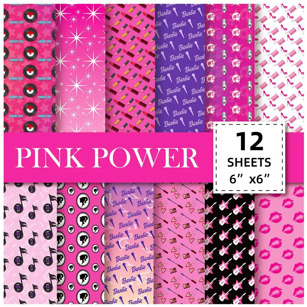 12Pcs New Barbie Material Pack Sticker Kawaii Background Paper Scalable Stylish DIY Self Adhesive Backing Girls Kids Gift
12Pcs New Barbie Material Pack Sticker Kawaii Background Paper Scalable Stylish DIY Self Adhesive Backing Girls Kids Gift