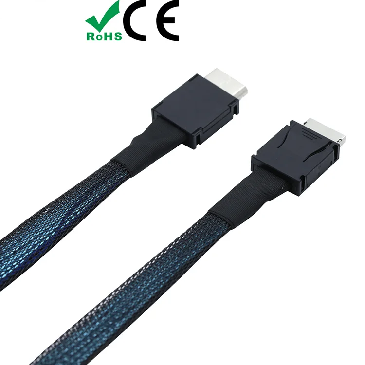 OcuLink PCIe PCI-Express SFF-8611 4i to OcuLink SFF-8611 4I SSD кабель для передачи данных
OcuLink PCIe PCI-Express SFF-8611 4i to OcuLink SFF-8611 4I SSD кабель для передачи данных