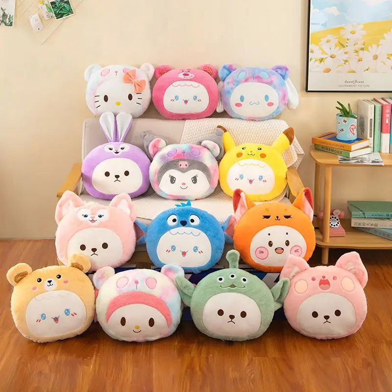 Hello Kitty Kuromi Anime Kawaii Sanrio Hand Warm Pillow Winter Cute Cinnamoroll Office Nap Student Plush Hand Cover Kids Toys
Hello Kitty Kuromi Anime Kawaii Sanrio Hand Warm Pillow Winter Cute Cinnamoroll Office Nap Student Plush Hand Cover Kids Toys