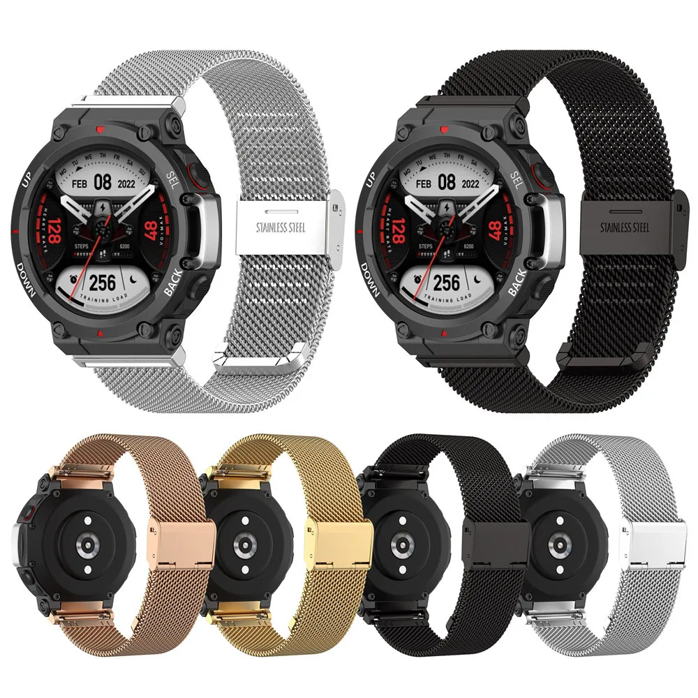 Ремешок BEHUA для Huami Amazfit T-Rex 2 T-Rex2, браслет «Миланская петля» с пряжкой, аксессуары для наручных часов
Ремешок BEHUA для Huami Amazfit T-Rex 2 T-Rex2, браслет «Миланская петля» с пряжкой, аксессуары для наручных часов