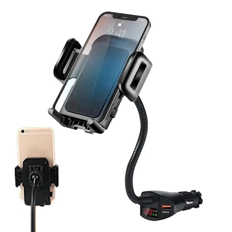 12-24V Car Phone Holder Charger ABS Auto Silica Gel Phone Mount 360 Rotatable Fast Charging Mobile Bracket For Cars Accessories
12-24V Car Phone Holder Charger ABS Auto Silica Gel Phone Mount 360 Rotatable Fast Charging Mobile Bracket For Cars Accessories