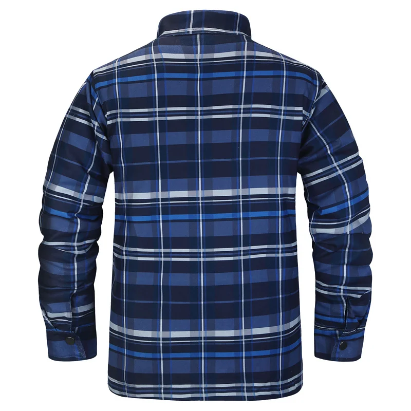 الشتاء منقوشة قمصان للرجال سميكة الأخضر فحص قميص سترة عادية طويلة الأكمام مبطن جاكيتات كبيرة وطويلة القامة EUR/US حجم S-5XL الشتاء منقوشة قمصان للرجال سميكة الأخضر فحص قميص سترة عادية طويلة الأكمام مبطن جاكيتات كبيرة وطويلة القامة EUR/US حجم S-5XL