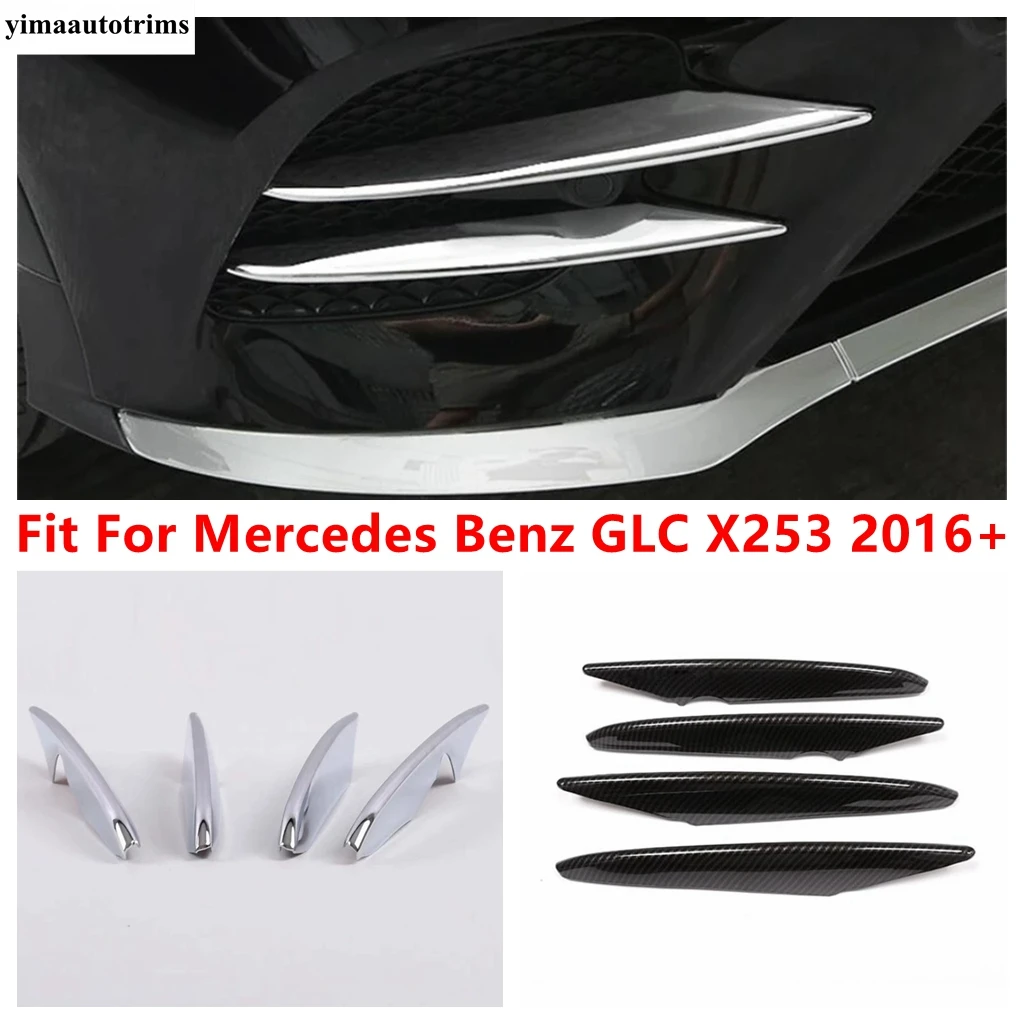 Car Front Fog Lights Lamps Eyelid Eyebrow Strip Cover Trim For Mercedes Benz GLC X253 2016 - 2018 ABS Carbon Fiber Accessories
Car Front Fog Lights Lamps Eyelid Eyebrow Strip Cover Trim For Mercedes Benz GLC X253 2016 - 2018 ABS Carbon Fiber Accessories
