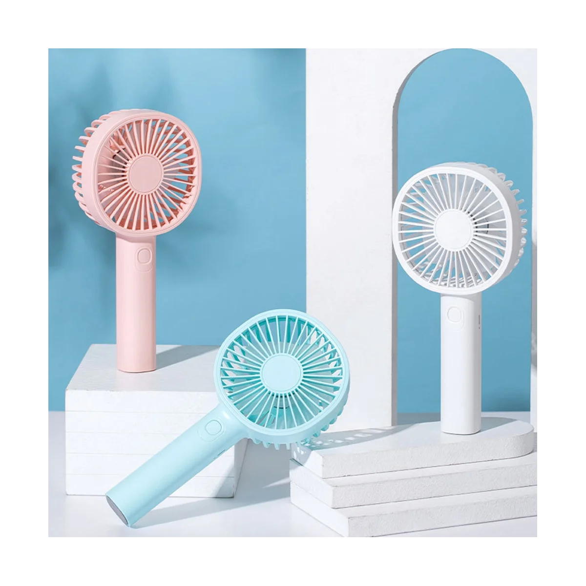 USB Mini Fan Rechargeable Portable Handheld Fan Lazy Temporary Travel Shopping Cooling Home Car Air Cooler-Blue
USB Mini Fan Rechargeable Portable Handheld Fan Lazy Temporary Travel Shopping Cooling Home Car Air Cooler-Blue