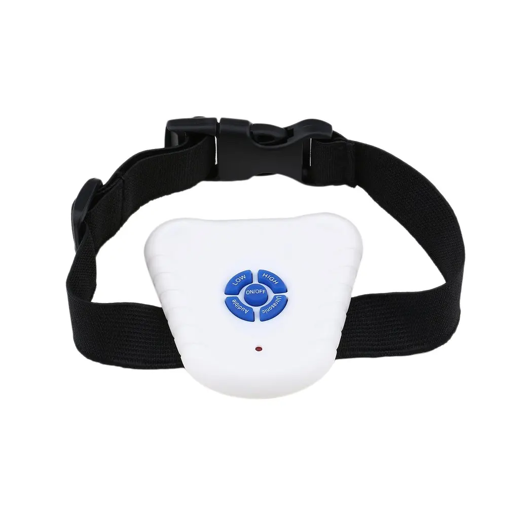 

Bark Stopper Electric Ultrasonic Anti-Barking Dog Training Device Barking Stop Control Collar For Dog With LED Indicator