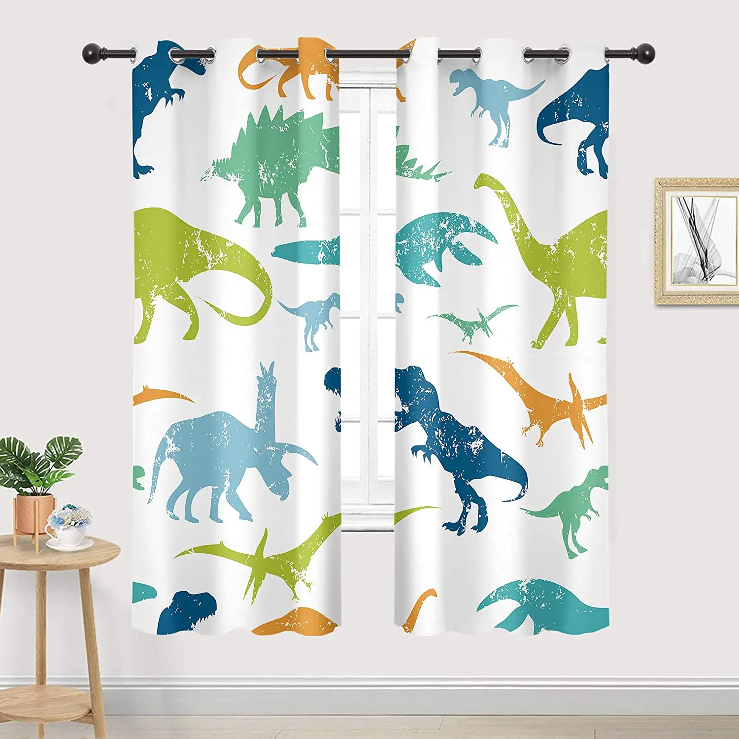 Dinosaur Cartoon Dino Funny Colorful Safari Animal Art Printed Curtains for Kids Living Room Bedroom Decor Children Like
Dinosaur Cartoon Dino Funny Colorful Safari Animal Art Printed Curtains for Kids Living Room Bedroom Decor Children Like