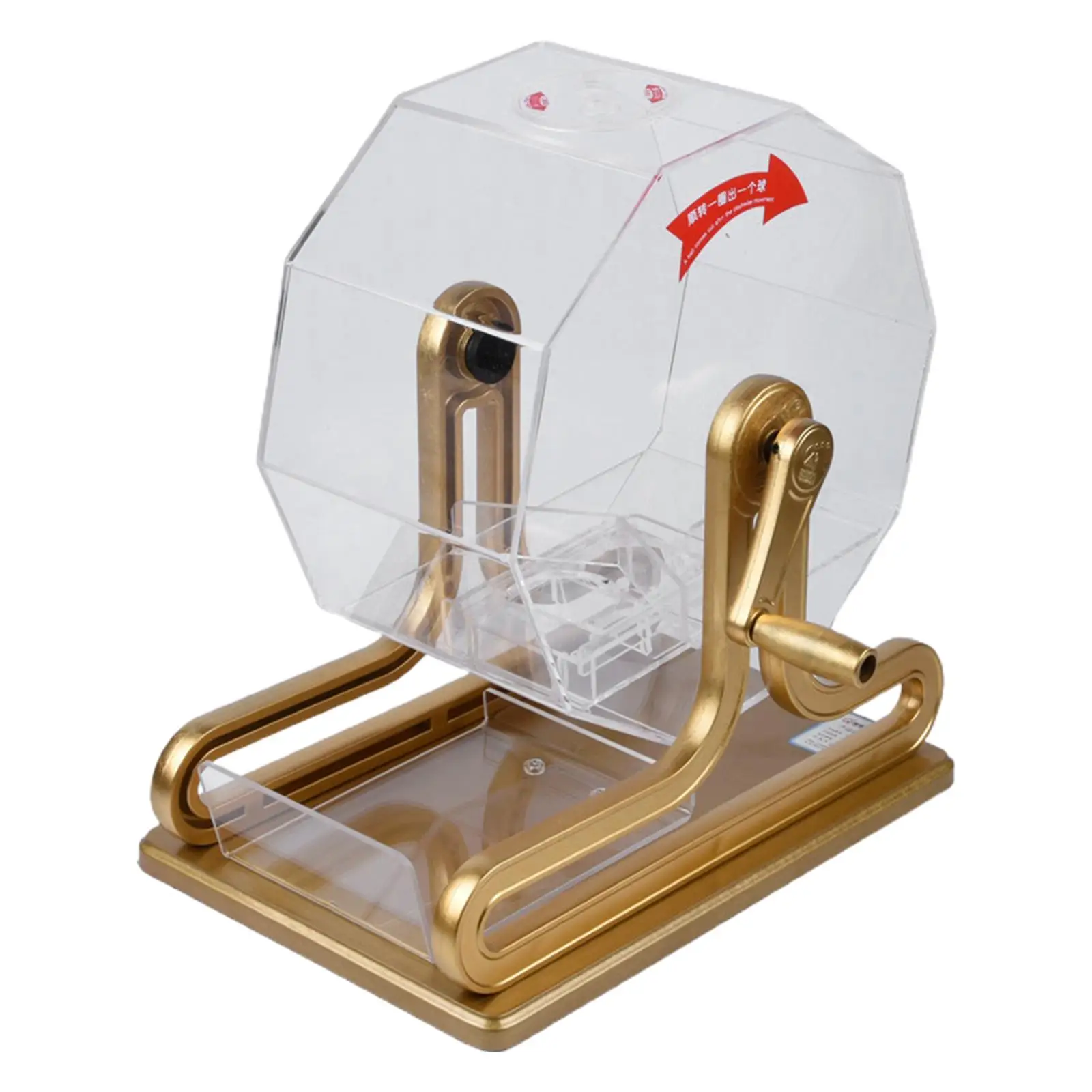 Portable Hand Crank Lucky Number Machine Large Raffle Balls Machine for Friends Together Family Game Holiday Entertainment
Portable Hand Crank Lucky Number Machine Large Raffle Balls Machine for Friends Together Family Game Holiday Entertainment