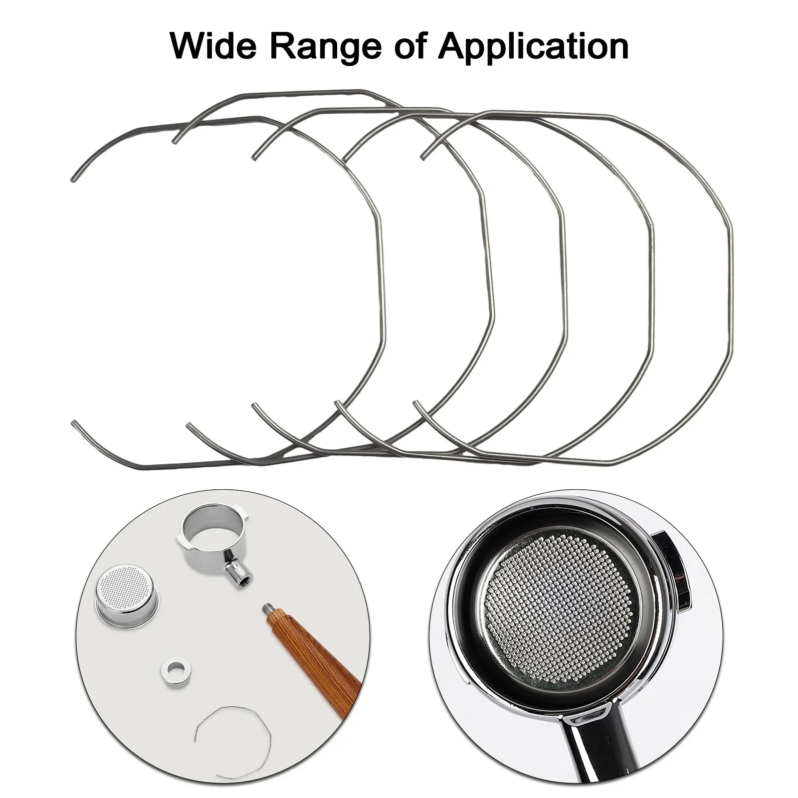 5 Pcs 51 54 58mm Coffee Portafilter Basket Spring Filter Holder Locking Parts Accessories Coffeeware For Kitchen Dining And Bar
5 Pcs 51 54 58mm Coffee Portafilter Basket Spring Filter Holder Locking Parts Accessories Coffeeware For Kitchen Dining And Bar