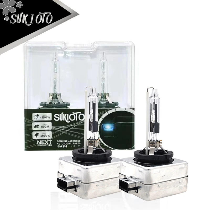 

SUKIOTO Japan Origin Made In China 2PCS 35W 55W D1R D2R D3R D4R Car Headlight Bulbs Xenon D1S D2S D3S D4S 6000K HID Lamp Lights