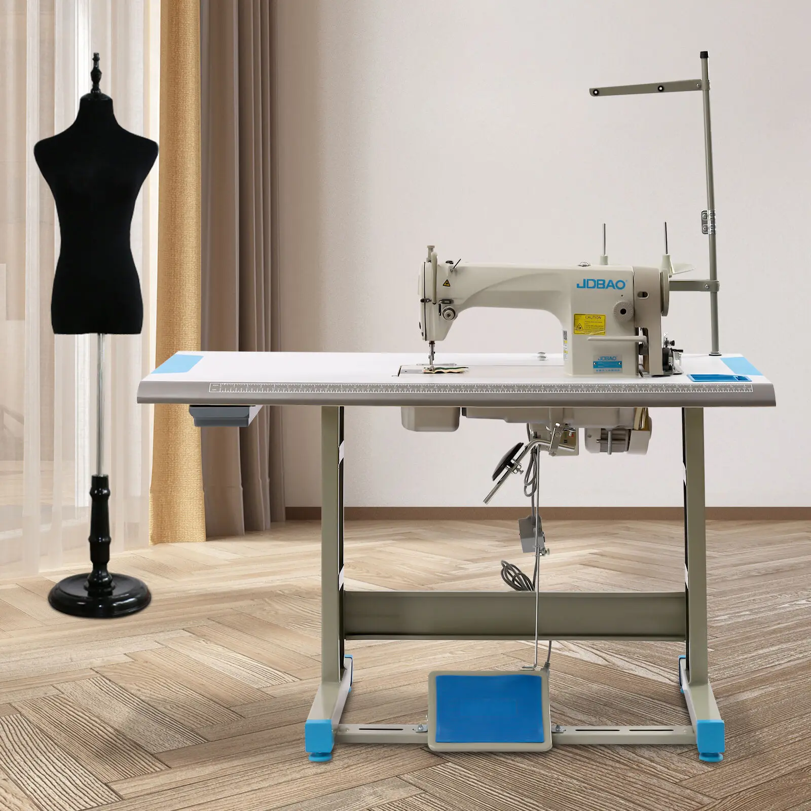 Industrial Sewing Machine 550W, Upholstery Sewing Machine with Motor + Table Stand Commercial Sewing Machine
Industrial Sewing Machine 550W, Upholstery Sewing Machine with Motor + Table Stand Commercial Sewing Machine