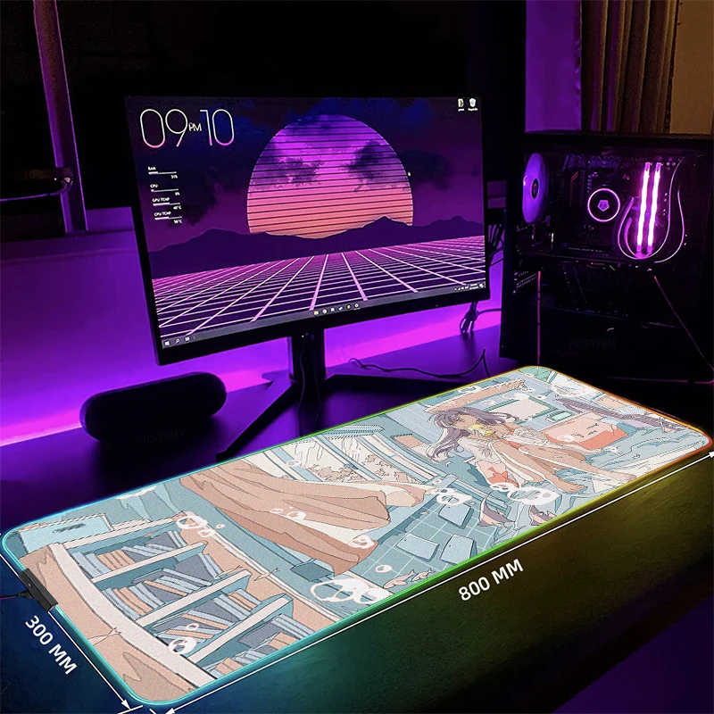 RGB Gaming Mousepad Art Mouse Mats LED Large Gamer Mousepads XXL Keyboard Pads Luminous Desk Mat Mouse Pad Backlit
RGB Gaming Mousepad Art Mouse Mats LED Large Gamer Mousepads XXL Keyboard Pads Luminous Desk Mat Mouse Pad Backlit