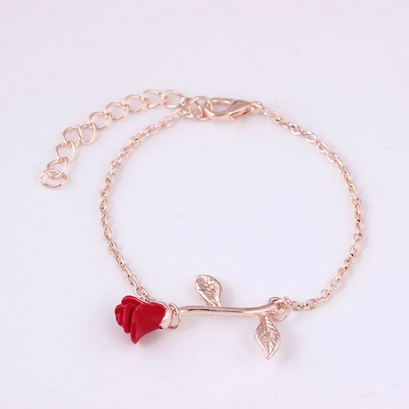 Gift for girlfriend Bracelet Red Rose Simple Bracelet for Valentine's Day souvenir wedding Present Favor party
Gift for girlfriend Bracelet Red Rose Simple Bracelet for Valentine's Day souvenir wedding Present Favor party