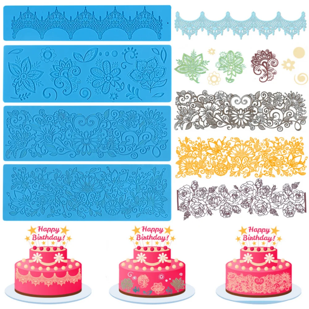 Fondant Silicone Molds DIY Chocolate Cake Decoration Moulds Flowers cake decoration accessories Kitchen Baking Tools
Fondant Silicone Molds DIY Chocolate Cake Decoration Moulds Flowers cake decoration accessories Kitchen Baking Tools