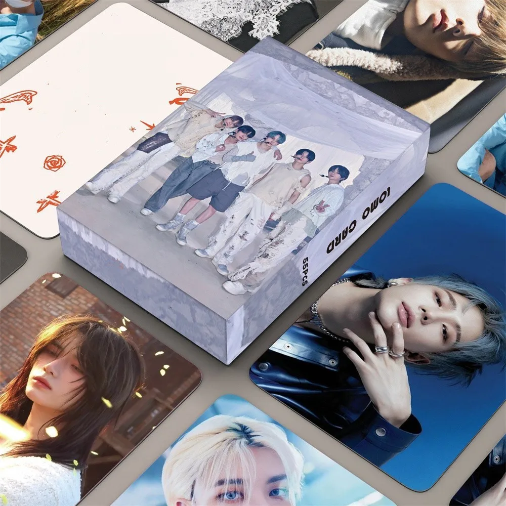 

55Pcs/Box Kpop Yeonjun Soobin Minisode 3 Album HD Photocards Beomgyu Taehyun Hueningkai Selfie Lomo Cards Fans Collection Gifts