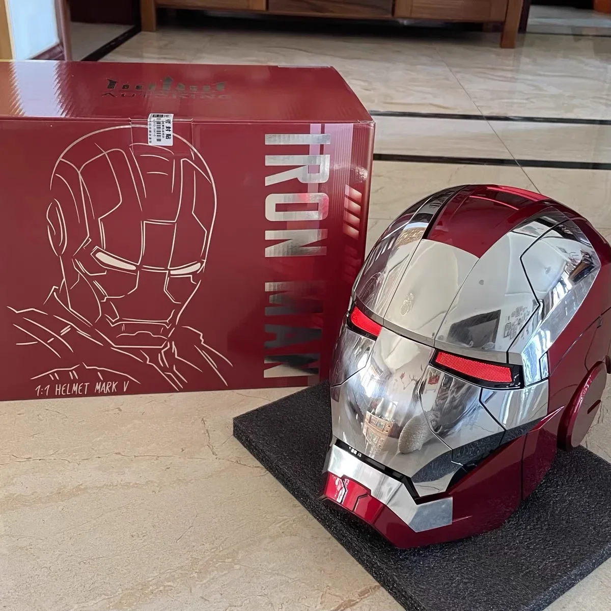 2024 Marvel 1/1 Mk5 Iron Man Autoking Helmet Remote And Voice Control Iron Man Automatic Helmet Mask With Led Light Boys Gift
2024 Marvel 1/1 Mk5 Iron Man Autoking Helmet Remote And Voice Control Iron Man Automatic Helmet Mask With Led Light Boys Gift