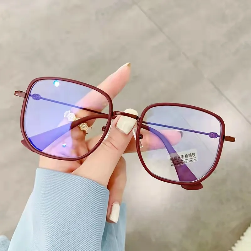 Matte Pink Anti Blue Light Ray Computer Glasses Trendy Fashion Brand Designer Optical Spectacle Eyeglasses Square Frame
Matte Pink Anti Blue Light Ray Computer Glasses Trendy Fashion Brand Designer Optical Spectacle Eyeglasses Square Frame