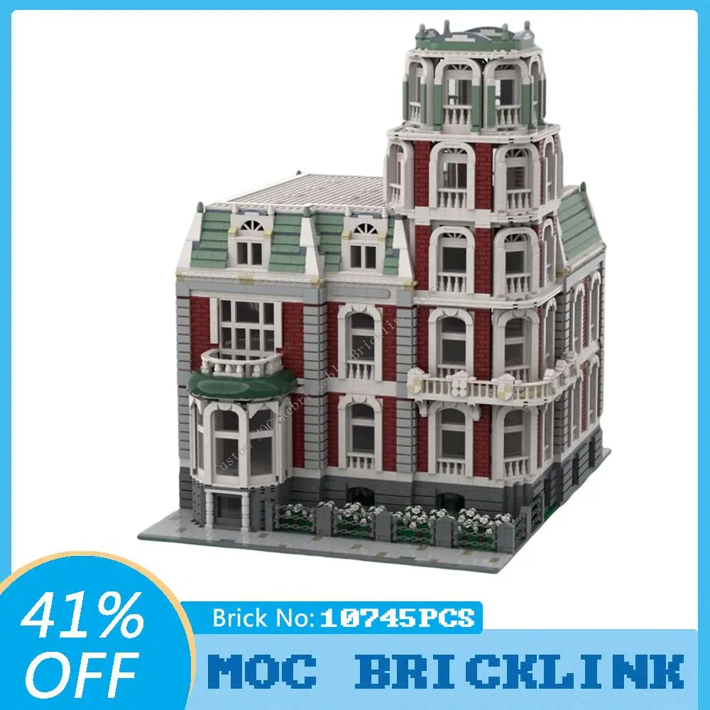 10745PCS Custom MOC City Building Blocks Street View Model Mansion Building DIY Children's Birthday Toys Holiday Gift
10745PCS Custom MOC City Building Blocks Street View Model Mansion Building DIY Children's Birthday Toys Holiday Gift
