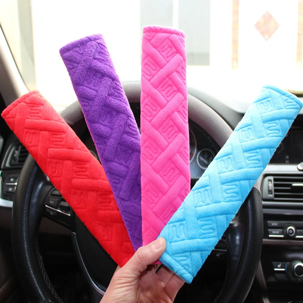 1 PCs Comfortable Seat Belt Covers Soft Plush Car Shoulder Pad for Adults Kids Car Interior Accessories 1 PCs Comfortable Seat Belt Covers Soft Plush Car Shoulder Pad for Adults Kids Car Interior Accessories