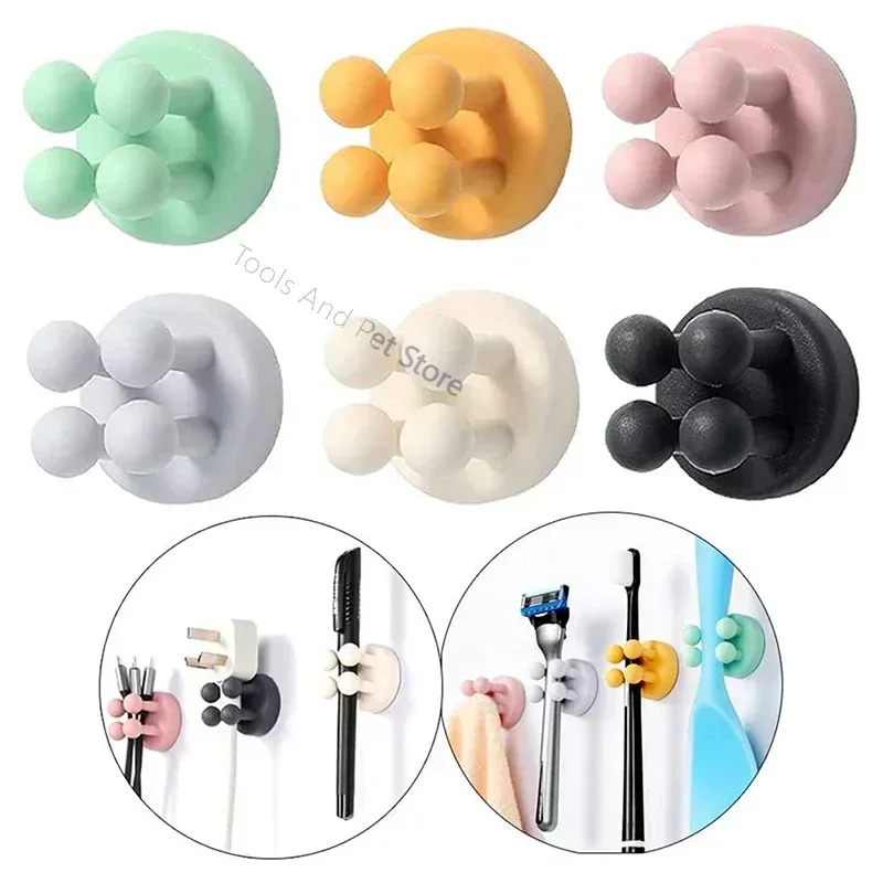 Self Adhesive Silicone Hook Seamless Bathroom Kitchen Wall Door Hangers Punch-Free Hooks Key Holder Towel Rack Storage Hook
Self Adhesive Silicone Hook Seamless Bathroom Kitchen Wall Door Hangers Punch-Free Hooks Key Holder Towel Rack Storage Hook