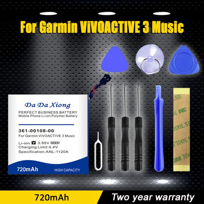 Аккумулятор для Garmin ViVOACTIVE 3 Music Watch Li-po NL28LL31B03OC 720 мАч 361-00108-00
Аккумулятор для Garmin ViVOACTIVE 3 Music Watch Li-po NL28LL31B03OC 720 мАч 361-00108-00
