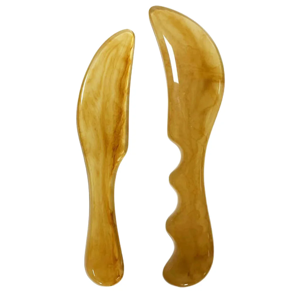 2 Pcs Scraping Board Neck Massager Guasha Scraper Tool for Face Portable Tablets Large Tools Body Resin Beeswax
2 Pcs Scraping Board Neck Massager Guasha Scraper Tool for Face Portable Tablets Large Tools Body Resin Beeswax