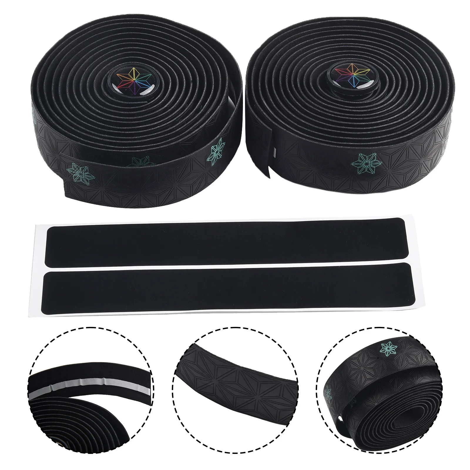 2pcs Bike Handlebar Tape Superior Grip Cushion Unique Sweat-siphoning 2320mm Long Adhesive Backing Bike Accessories
2pcs Bike Handlebar Tape Superior Grip Cushion Unique Sweat-siphoning 2320mm Long Adhesive Backing Bike Accessories