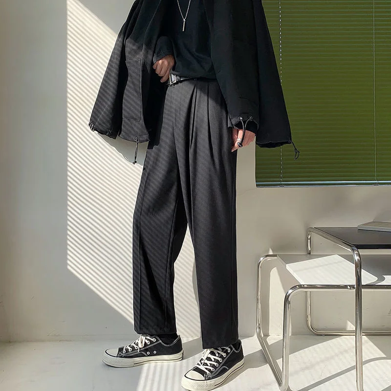 2021 Men's Loose Casual Pants Streetwear Korean Baggy Straight Pants Fashion Trend Apricot/grey/black Color Trousers Size S-3XL
2021 Men's Loose Casual Pants Streetwear Korean Baggy Straight Pants Fashion Trend Apricot/grey/black Color Trousers Size S-3XL