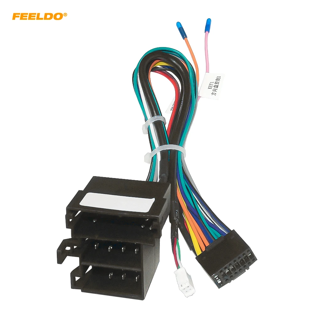 

FEELDO Car 16pin Audio Wiring Harness For MG MG3 16Pin Aftermarket Stereo Installation Wire Adapter #HQ6866